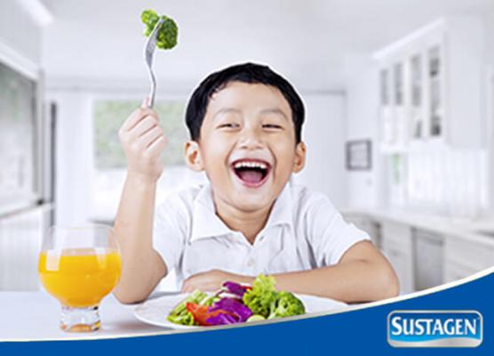 Pelangi di Piring Si Kecil