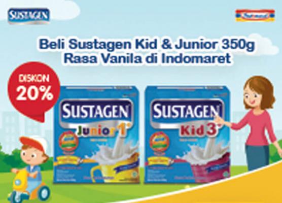 Dapatkan Diskon 20% Sustagen di Indomaret